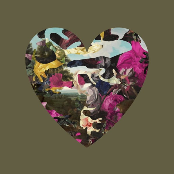 Magnus Gjoen, I Hold Your Faith, Hold Mine -Moss, Limited edition print, Heart, Turner Art Perspective, TAP Galleries, Essex art gallery