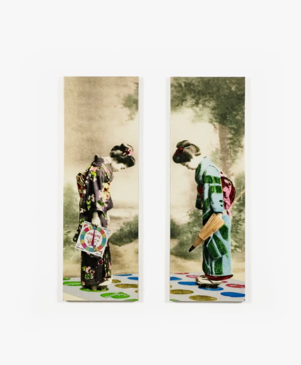 Gavin Mitchell is a British artist colliding cultures together through his oriental pop art works