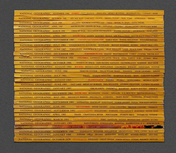 Mark Vessey Photograph of National Geographic magazine collection