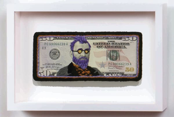 Stacey Lee Webber, Insurrection Bills: Grant Purple Punk, 2021