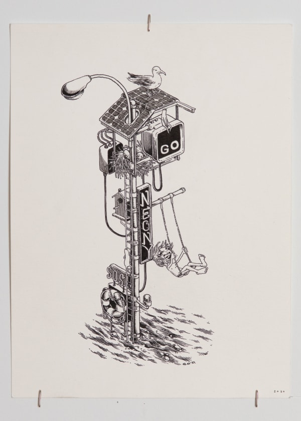 Carles García O’Dowd, The Neony Series III (lamp post), 2020