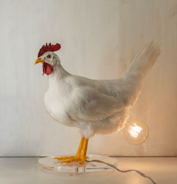 Sebastian Errazuriz, Chicken Lamp, 2018