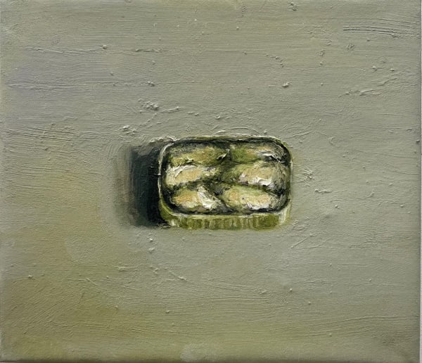 Groen sardienendoosje