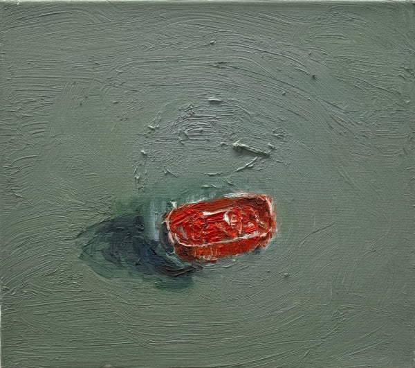 rood vlottend sardienendoosje