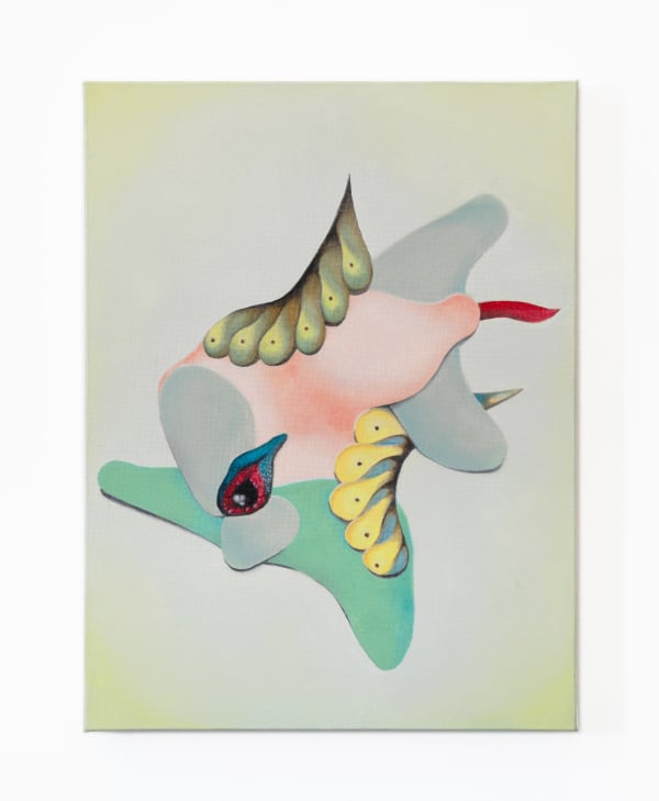 Ebe Oke Find Peace In Newborn Shapes , 2022 Oil on canvas 40.5 x 30.5 x 4 cm