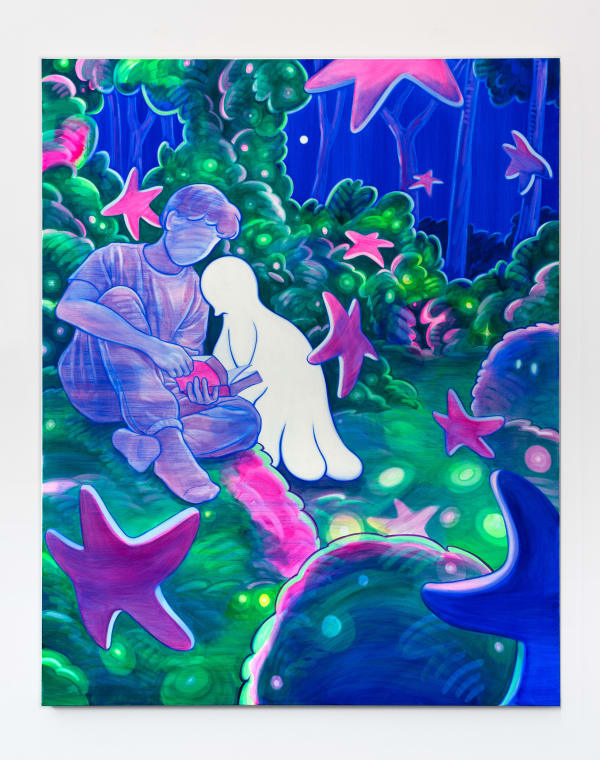 Jaeyeon Yoo Reading Dreams, 2023 Oil on canvas 150 x 120 cm