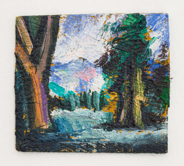 Jorge Diezma, Blue and green landscape, 2019