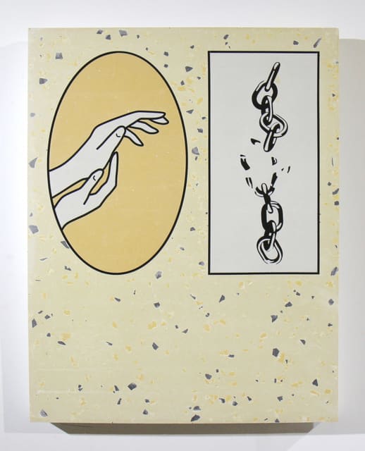 Victor Seaward Hands and Chain, 2019 45 x 35 cm