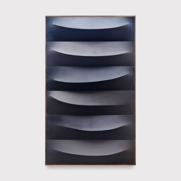 Charlie Oscar Patterson No. 9–4 Black , 2022 Oil on canvas 150 x 90 cm