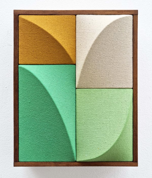 Charlie Oscar Patterson Remember As You Wish, 2023 Oil and acrylic on canvas 18 x 14 x 4 cm