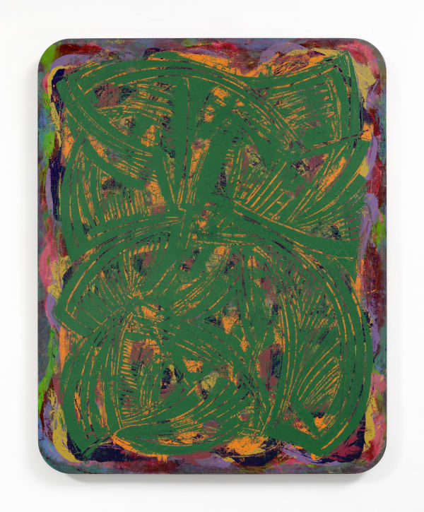 Paul Cole "There's just some things you can never forgive", 2024 Distemper and oil on linen 110 x 88 cm