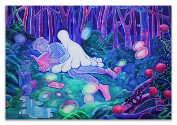 Jaeyeon Yoo Two Readers , 2022 Oil on canvas 190 x 130 cm