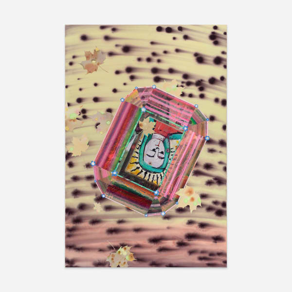 Billy Crosby The Meadow, 2025 Acrylic, expanding foam and canvas collage on gessoed polyester 180 x 120 cm