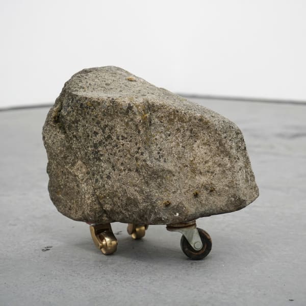 Hilary Jack Rock, found objects, 2022 Rock and found objects 25.5 x 32 x 10 cm