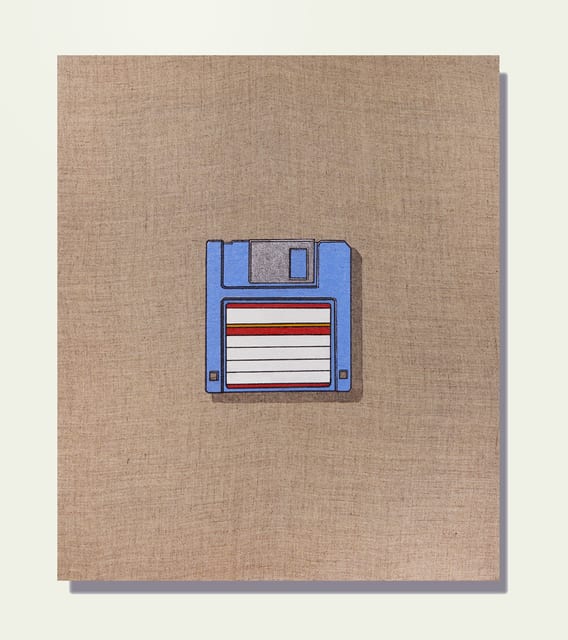 SooYoung Chung Biographical Object No.17, 2018 Acrylic on linen 30 x 25 cm