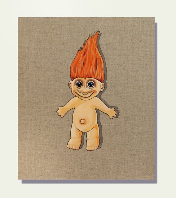 SooYoung Chung Biographical Object No.217, 2019 Acrylic on linen 30 x 25 cm