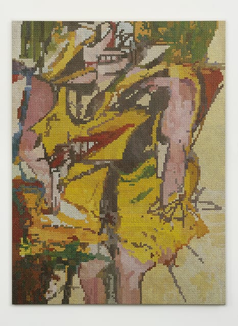 Christina Niederberger Woman I (after de Kooning), 2016 Oil on canvas 160 x 120 cm