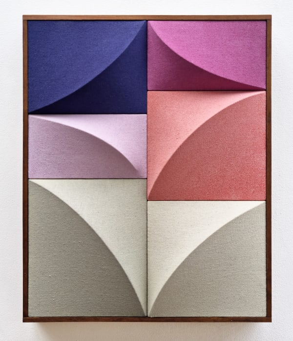 Charlie Oscar Patterson Baltic Birch, 2023 Oil and acrylic on canvas 35 x 28 x 5 cm