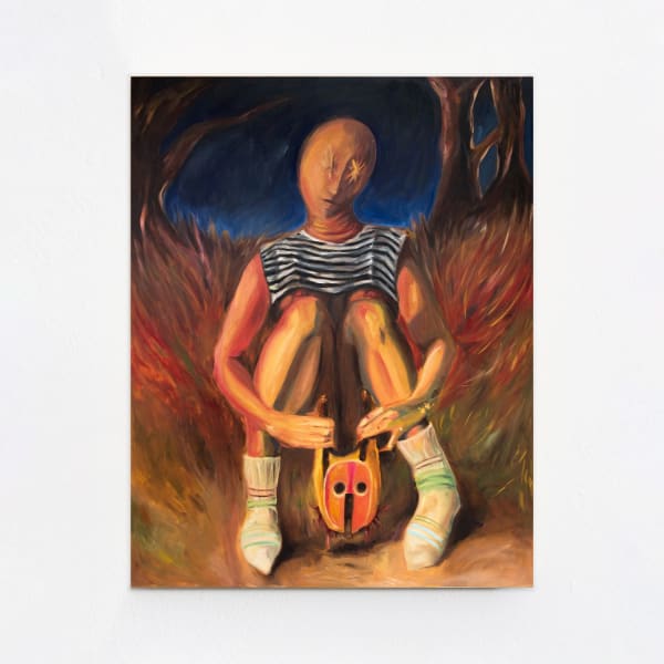 Evita Ziemele Persephone, 2024 Oil on canvas 152 x 122 cm