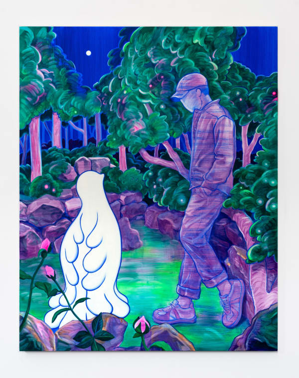 Jaeyeon Yoo In the Rock Garden, 2023 Oil on canvas 150 x 120 cm