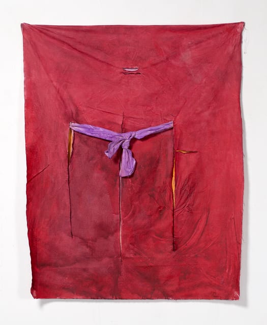 Shane Bradford Cult (Red Purple Tie), 2018 2018 122 x 99 cm