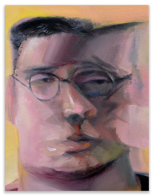 Alvin Ong Murmuration 4, 2020 Oil on canvas 26 x 20 cm