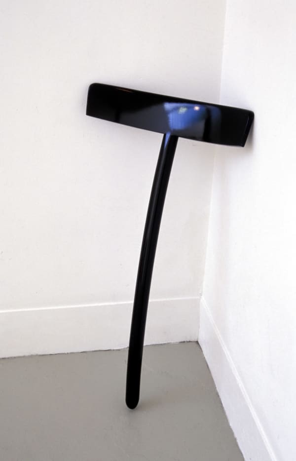Charles Mason 34. Charles Mason Crutch ( corner version) , 1997 Wood and cellulose 76 x 40 x 37 cm