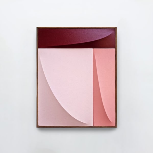 Charlie Oscar Patterson No. 8–9 Red & Pink, ca. 2022 Oil and acrylic on canvas 35 x 28 cm