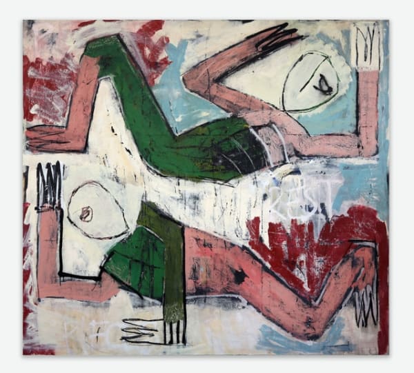 Xavier Baxter Rest, 2022 Mixed media on canvas 200 x 220 cm