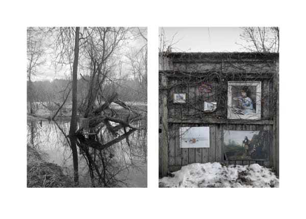Sarah Dinnick, Diptych 17, 2021
