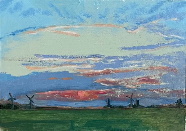 Sunrise, 2022 5 x 7 in. Stefan Berg Oil on panel