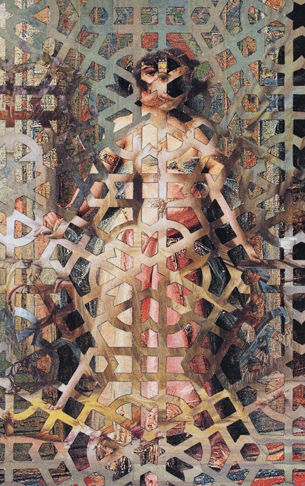 Untitled 3 from the series Disorienting Orientalism, 2024 6 x 9.5 in. Leila Fatemi Hand cut inkjet prints