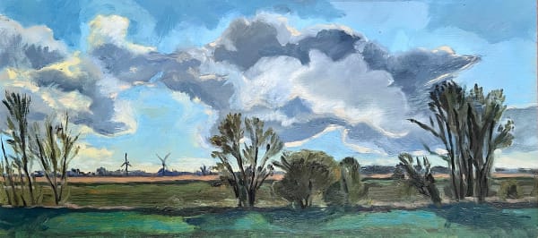 Sunrise, 2022 6 x 13 in. Stefan Berg Oil on panel