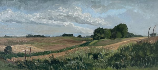 Field, 2023 8 x 16 in. Stefan Berg Oil on panel