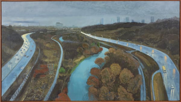 Bloor Viaduct Looking South, 2024 20 x 36 in. Stefan Berg Oil on canvas