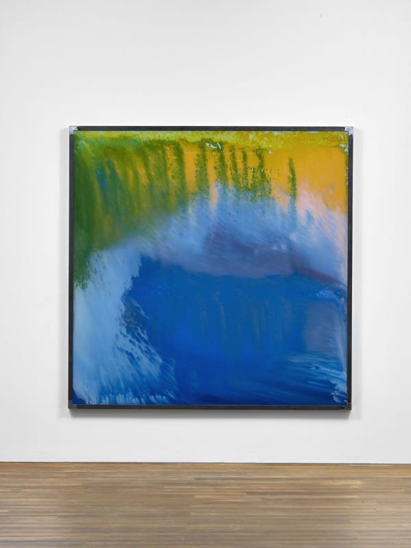 Kevin Harman So Still I Remain, 2016 Household paint, double-glazing unit, steel frame 201 x 200 x 5.5 cm