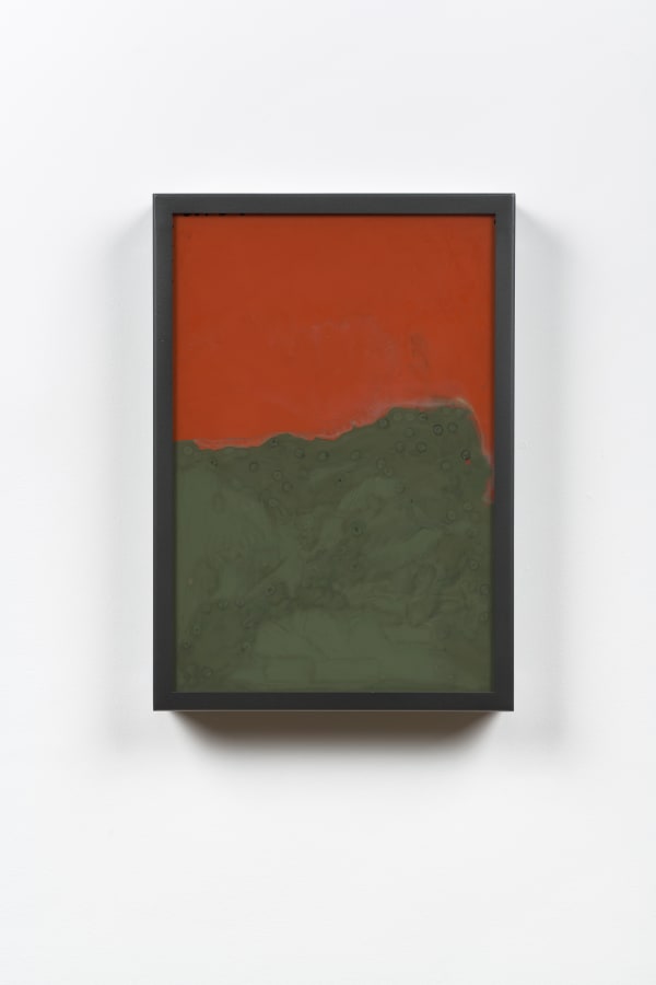 Kevin Harman Untitled, 2023 Household paint, double-glazing unit, steel frame 51 x 36 cm ; 20 1/8 x 14 1/8 in