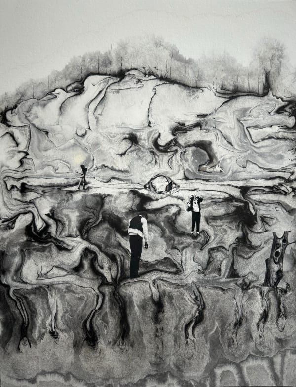 Hou Zhuowu, Beuys and MJ in the Wilderness , 2024