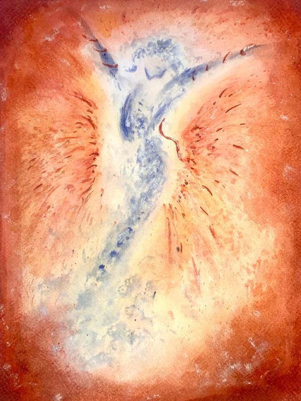 Salomé Wu, With a Red Sea on His Back - Lost Lovers , 2021