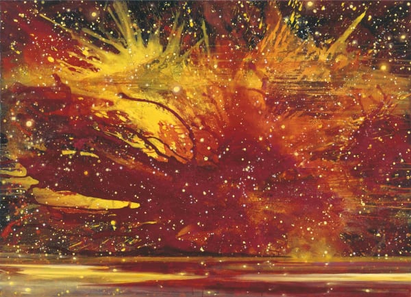 Bernd Zimmer, Lagoda, Mittsommer (Feuerwerk), 1958