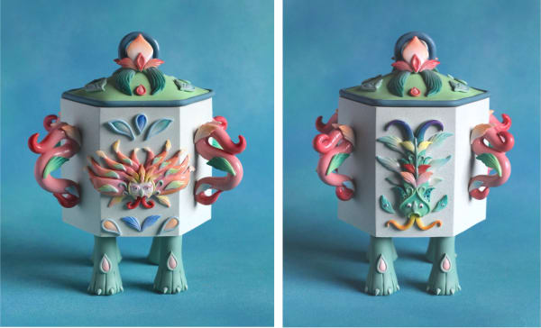 Hannah Lim, Magic Heluo-Fish Snuff Bottle , 2025