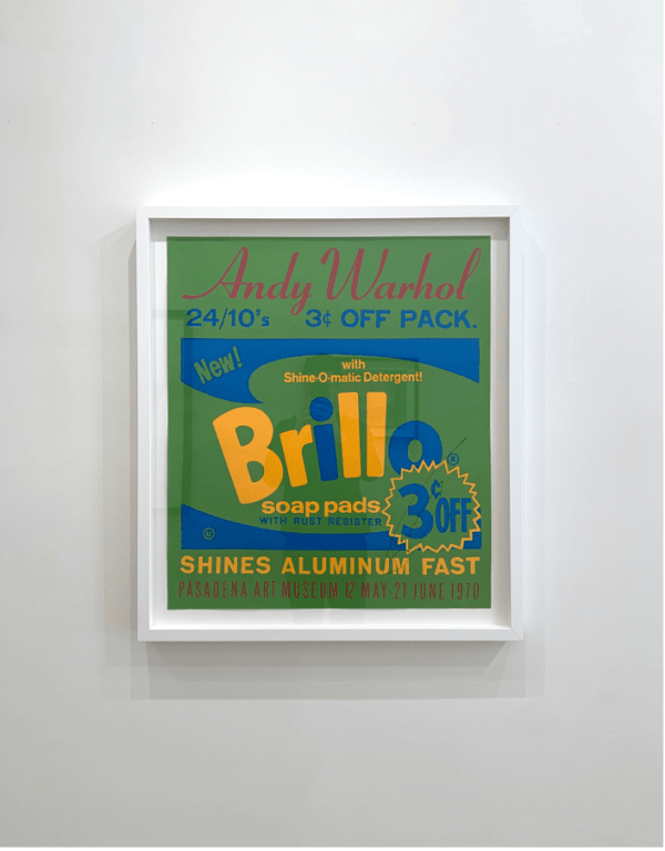 Andy Warhol, Brillo (Pasadena Art Museum Exhibition Poster), 1970