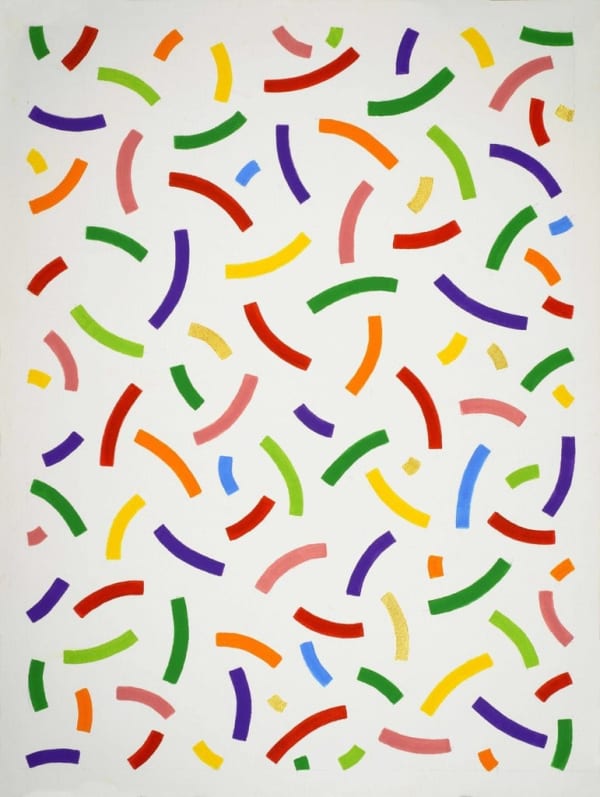 Osvaldo Mariscotti, Colored Curves V, 2019