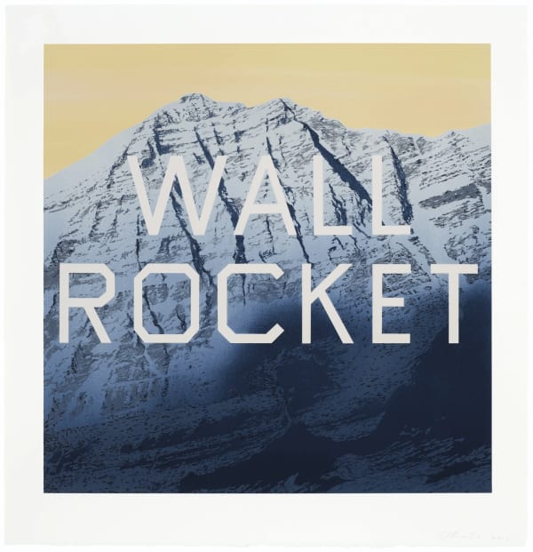 Ed Ruscha, Wall Rocket, 2013