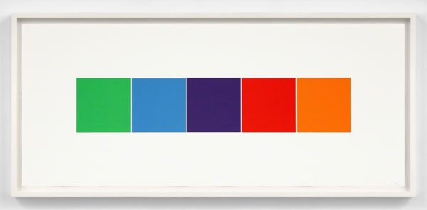 Ellsworth Kelly, Color Squares 4, 2012