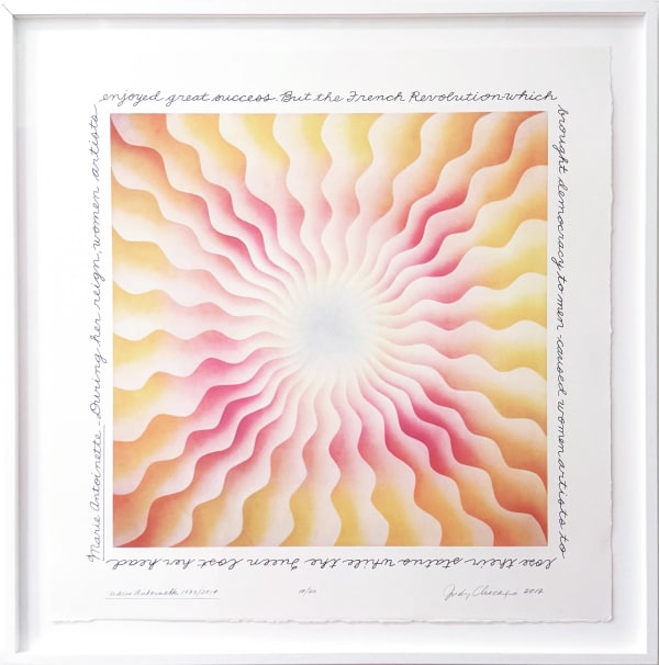 Judy Chicago, Marie Antoinette, 1973/2017