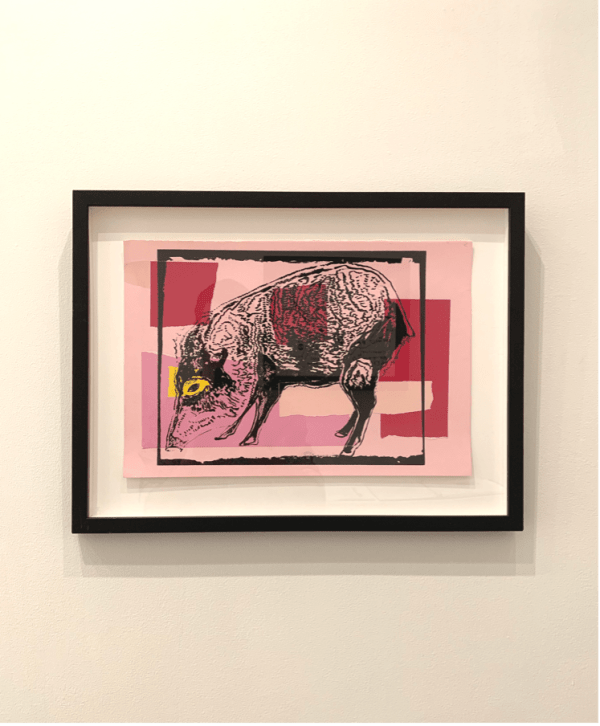 Andy Warhol, Giant Chaco Peccary from Vanishing Animals, 1986