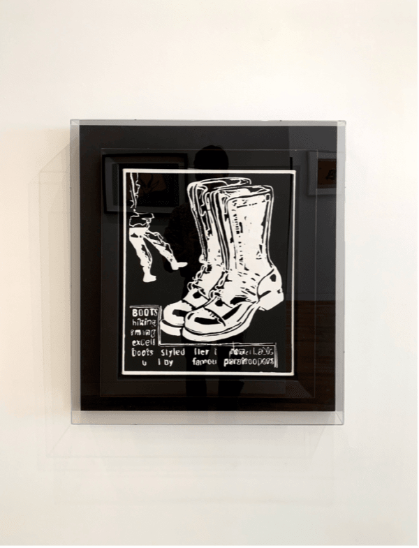 Andy Warhol, Paratrooper Boots (Negative), 1985-86