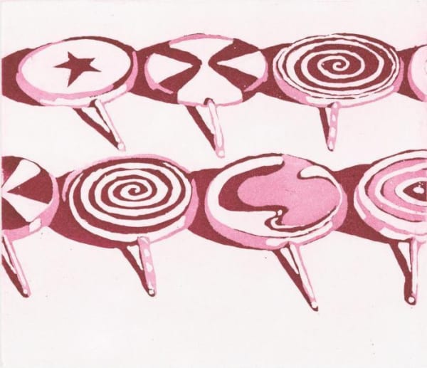 Wayne Thiebaud, Little Red Suckers, 1971-2014