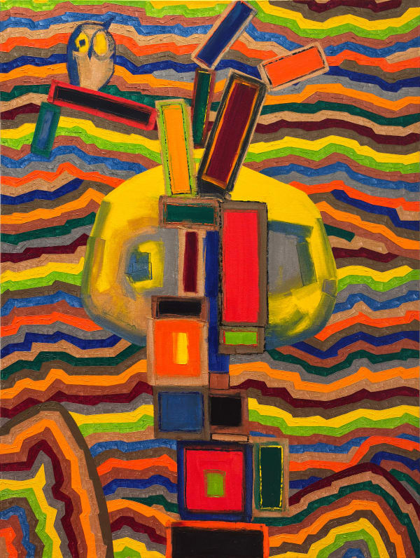 Osvaldo Mariscotti, The Valley VII (Der Blaue Reiter), 2025